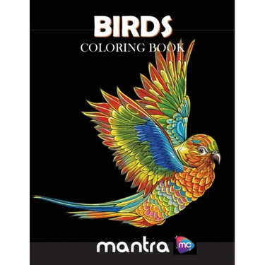 Birds Coloring Book: Coloring Book for Adults: Beautiful Designs for Stress Relief, Creativity, and Relaxation