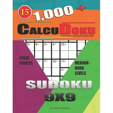 1,000 + Calcudoku sudoku 9x9: Logic puzzles medium - hard levels
