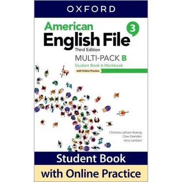 American English File Level 3 Student Book/Workbook Multi-Pack B with Online Practice