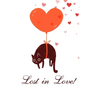 Lost in Love!: Funny valentine gift password keeper for couples lovers friends families girlfriends boyfriends and besties - perfect
