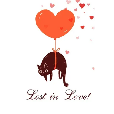 Lost in Love!: Funny valentine gift password keeper for couples lovers friends families girlfriends boyfriends and besties - perfect