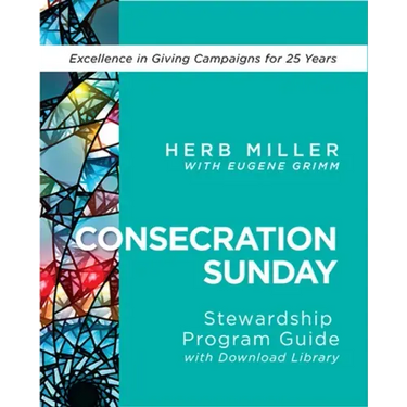 Consecration Sunday Stewardship Program Guide with Download Library