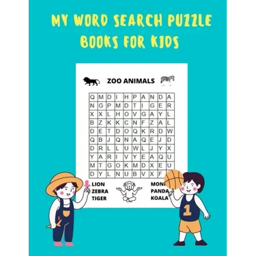 My Word Search Puzzle Books For Kids: word searches for Clever kids ages 6-8, Wordsearches For Second Grade, 60 Large Print Word Search Puzzles, Words