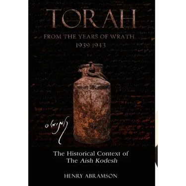 Torah from the Years of Wrath