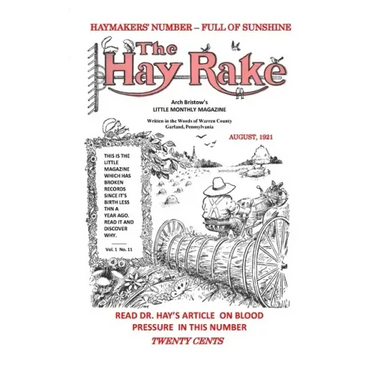 Hay Rake V1 N11 Aug 1921