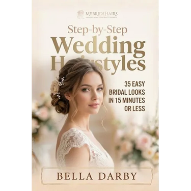 Step by Step Wedding Hairstyles: Best and Easy Step by Step Wedding Hairstyles that takes 15 Minutes or Less (Wedding Hairstyles, Wedding Hair, Bridal