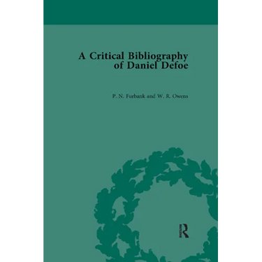 A Critical Bibliography of Daniel Defoe
