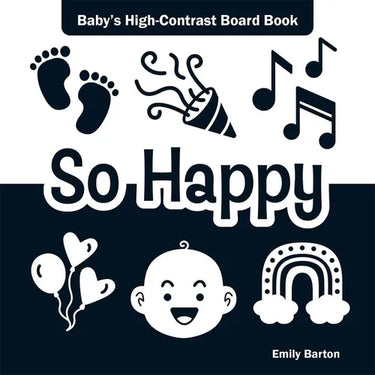So Happy: Baby's High-Contrast Board Book