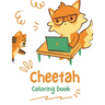 Cheetah Coloring Book