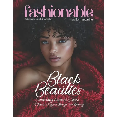 Fashionable Magazine: Black Beauties - Celebrating Radiant Essence, A Tribute to Elegance, Strength, and Diversity: Where Every Shade Shines