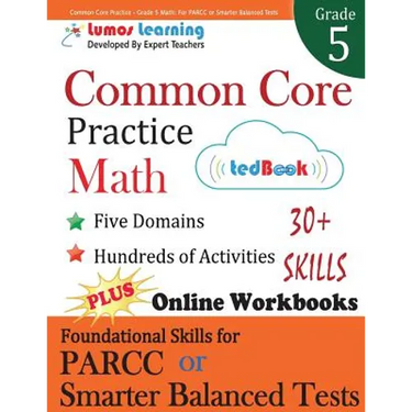 Common Core Practice - Grade 5 Math: Workbooks to Prepare for the Parcc or Smarter Balanced Test