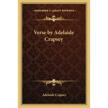 Verse by Adelaide Crapsey