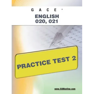 Gace English 020, 021 Practice Test 2