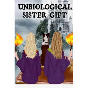 Unbiological Sister Gift: Thank You For Being My Un-biological Sister - Spooky BFF Journal And Best Girl Friend Forever Halloween Present - Long