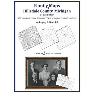 Family Maps of Hillsdale County, Michigan