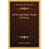 Aum and Other Words of Power