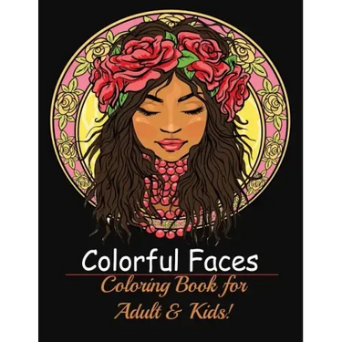 Fine Faces: Coloring Book for Adult & Kids!