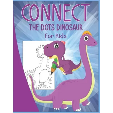 Connect The Dots Dinosaur For Kids