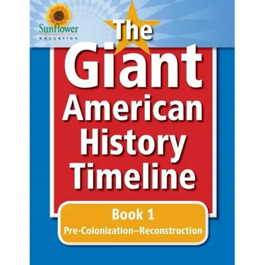The Giant American History Timeline: Book 1: Pre-Colonization-Reconstruction