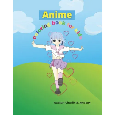 Anime coloring book for kids: Educational coloring pages with wonderful manga designs for kids