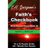 C. H. Spurgeon's Faith Checkbook Word Search Puzzle Book #2: April 1 - June 30 (convenient 6x9 format)