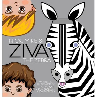 Nick, Mike and Ziva the Zebra