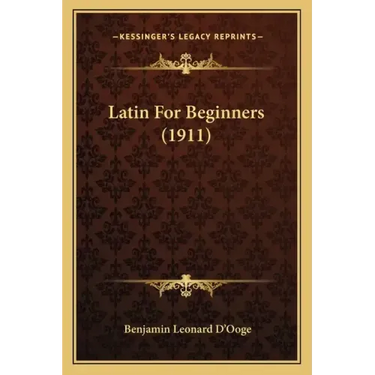 Latin for Beginners (1911)