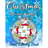 Christmas Mandalas Wreaths & Snowflakes Adult Coloring Book