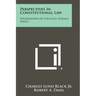 Perspectives in Constitutional Law: Foundations of Political Science Series
