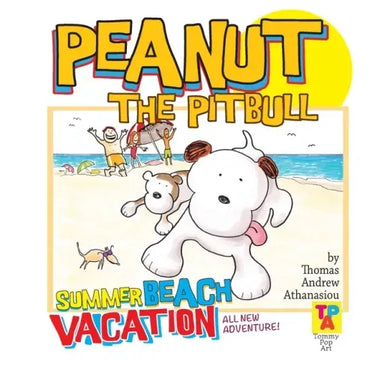 Peanut The Pitbull's Summer Beach Vacation