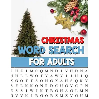 Christmas Word Search For Adults: Large Print Christmas Word Search Puzzle Book For Adults - Perfect Gift for Christmas Exercise your Brain and fill y