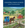 Country Farm Scences Adult Coloring Book: : Featuring Charming Farm Scenes and Animals, Beautiful Country .