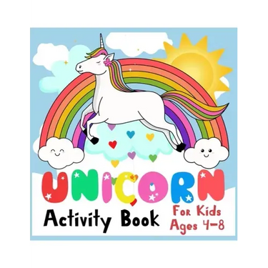 unicorn activity book for kids ages 4-8: activity book for girls