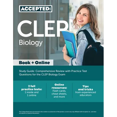 CLEP Biology Study Guide: Comprehensive Review with Practice Test Questions for the CLEP Biology Exam