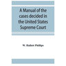 A manual of the cases decided in the United States Supreme Court: and cited in other cases in the same court, with the points of reference. From 2 Dal