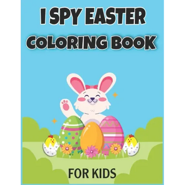 I Spy Easter Coloring Book for Kids