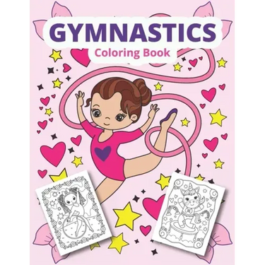 Gymnastics coloring book: Gymnastics coloring for girls
