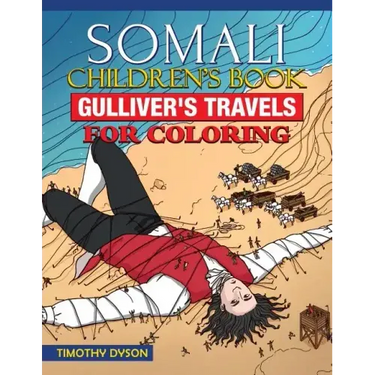 Somali Children's Book: Gulliver's Travels for Coloring