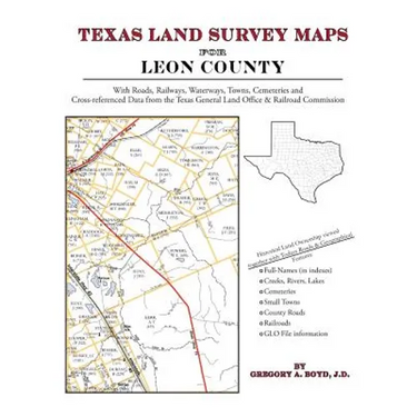 Texas Land Survey Maps for Leon County