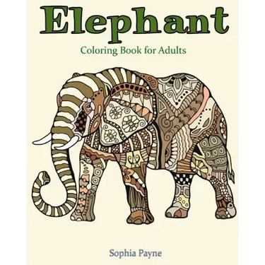 Elephant Coloring Book for Adults