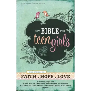 Bible for Teen Girls-NIV: Growing in Faith, Hope, and Love