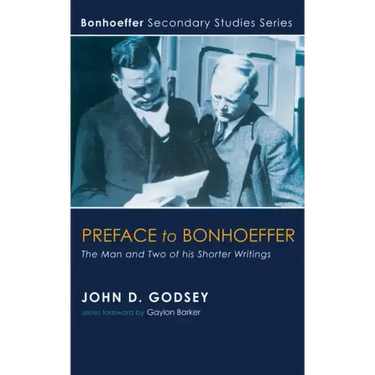 Preface to Bonhoeffer
