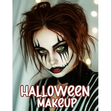 Halloween Makeup: A Beginner's Friendly Step-by-Step Guide to Easy and Professional Face Painting Instructions for Women and Teens, in Full Color