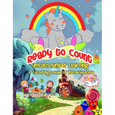 Ready To Count: Unicorn Maths Activity Book for Toddlers and Preschoolers: Maths activity book for toddlers and preschoolers
