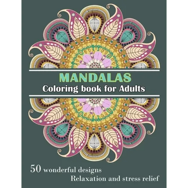MANDALAS Coloring Book for Adults: Wonderful, unique, large 8x11" - Sided designs - Relaxation and stress relief