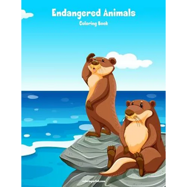 Endangered Animals Coloring Book 1