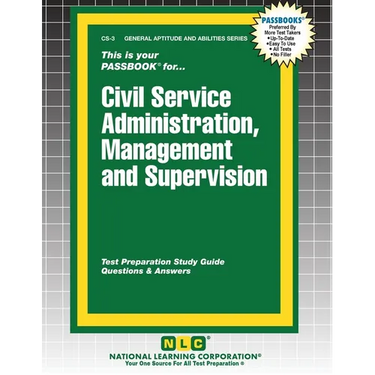 Civil Service Administration, Management & Supervision