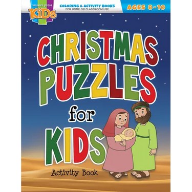 Christmas Puzzles: Coloring & Activity Book