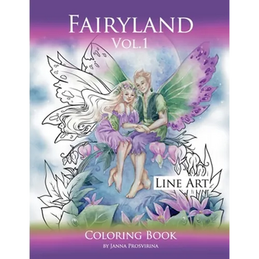 Fairyland Vol.1: Line Art Coloring Book
