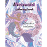 Mermaid coloring book: large print for kids 8-12
